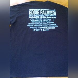 Eddie Palmieri And His Salsa Orch. Embrace Boston Sept 14 2024 Black XL T-Shirt